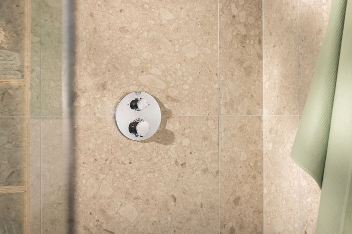 Душова система Grohe QuickFix Precision прихованого монтажу з Vitalio Rain Mono 310 Cube, хром