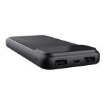 Акумулятор портативний літій-іонний power bank Trust Avala, 10000мА·год, 2хUSB-A/USB-C, 20W, PD/QC 3.0, чорний