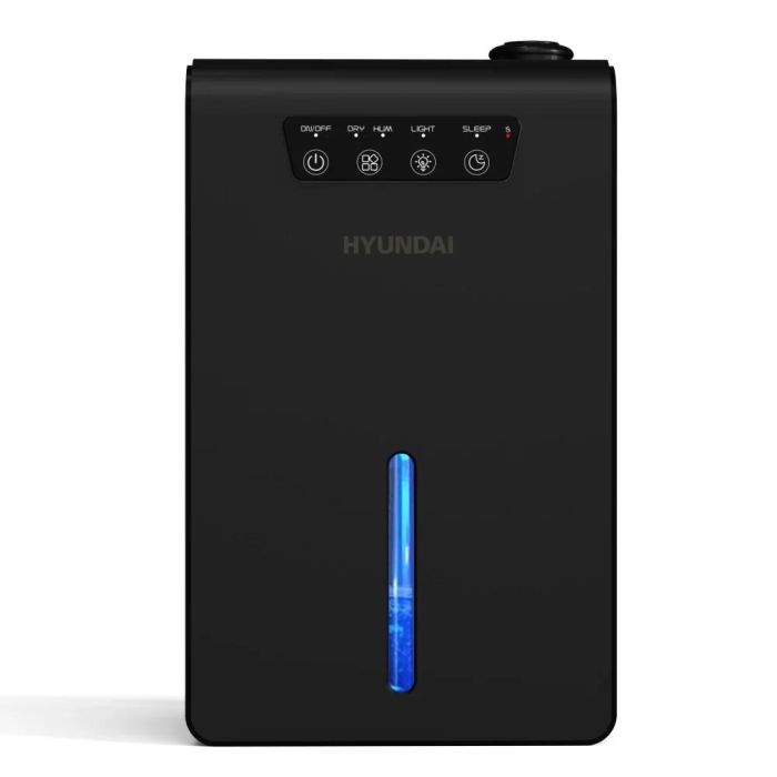 Осушувач повітря безкомпресорний HYUNDAI  1л.на добу, 25м.кв, 70Вт, фуккція зволоження, ел.кер-ня, таймер, авто вимк., чорний Hyundai HDSH002UA
