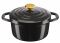 Кастрюля Tefal Air с крышкой, 3,1 л, алюминий, черный