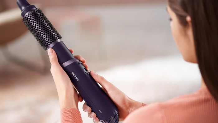 Фен-щітка Philips 3000 Series, 800Вт, іонізація, 3 насадки, фіолетовий