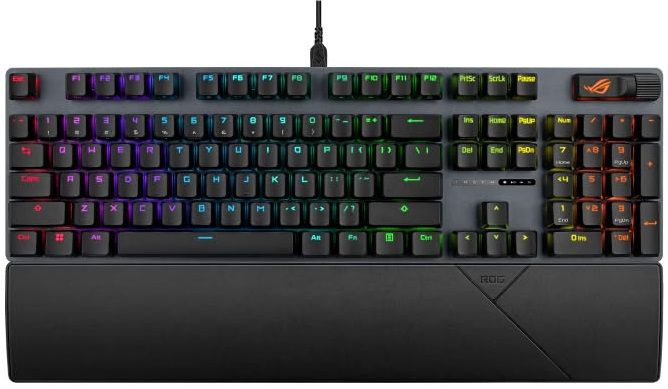 Клавіатура механічна ASUS ROG Strix Scope II X, 104key, NX Storm, USB-A, EN/UK, RGB, чорний