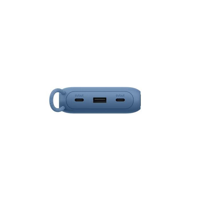 Акумулятор портативний літій-іонний Power Bank Belkin 20000мА·год, 20Вт, з дисплеєм, синій