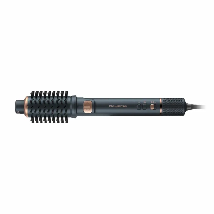 Фен-щетка Rowenta Air Rotate, 1300Вт, режимов-4, иониз-я, хол. обдув, функция фена, керамика, черный