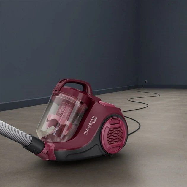 Пылесос Rowenta контейнерный Compact Power Cyclonic, 750Вт, конт пыль -1.2л, НЕРА, красный