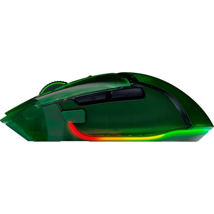 Мышь Razer Basilisk V3 Pro 35K, RGB, USB-A/WL/BT, Phantom Green Ed.