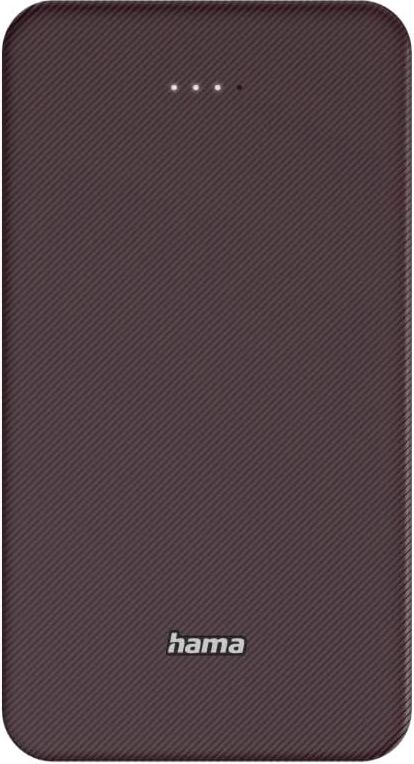 Акумулятор портативний літій-іонний Power Bank Hama 20000 мА·год, USB-C/USB-A, plum
