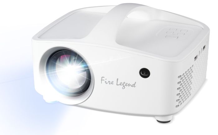 Проєктор AOpen QF13s FHD, 350 lm, LED, 1.37, WiFi, серый, Whale TV