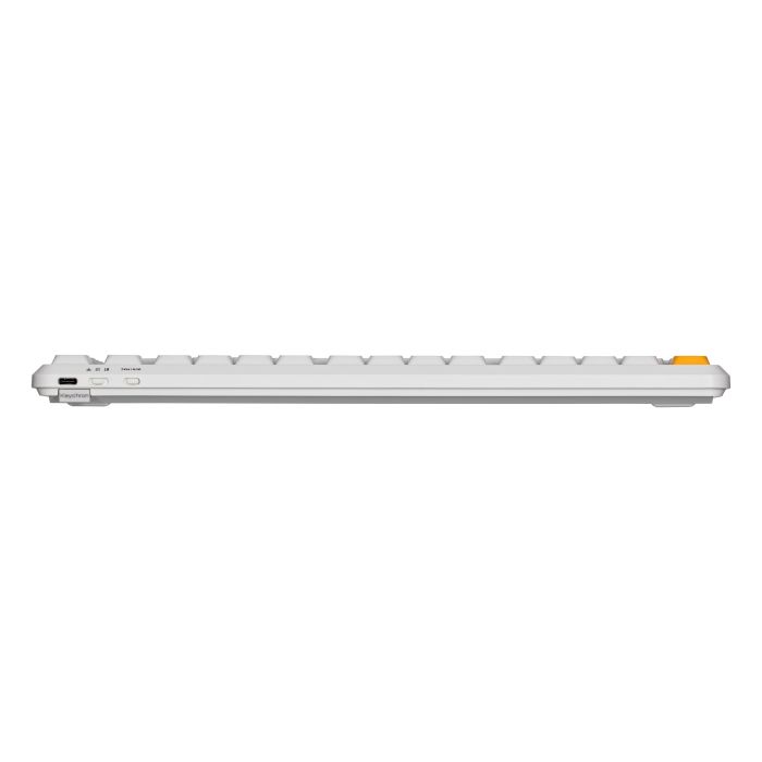 Клавіатура механічна Keychron J1 82Key, K pro Red, WL/BT/USB-A, QMK, Hot-swap, EN/UKR, RGB, білий