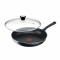 Сковорода с крышкой Tefal Day by Day, 24см, с крышкой, алюминий, бакелит, стекло, черный