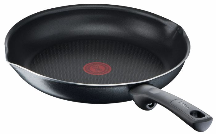 Сковорода з кришкою Tefal Day by Day, 24см, з кришкою, алюміній, бакеліт, скло, чорний