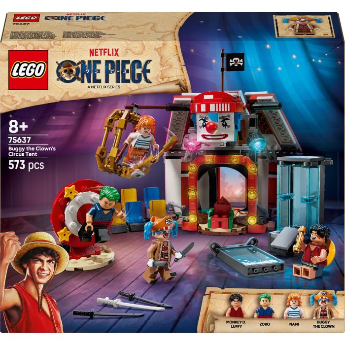 Конструктор LEGO ONE PIECE Цирковая палатка клоуна Баґґи