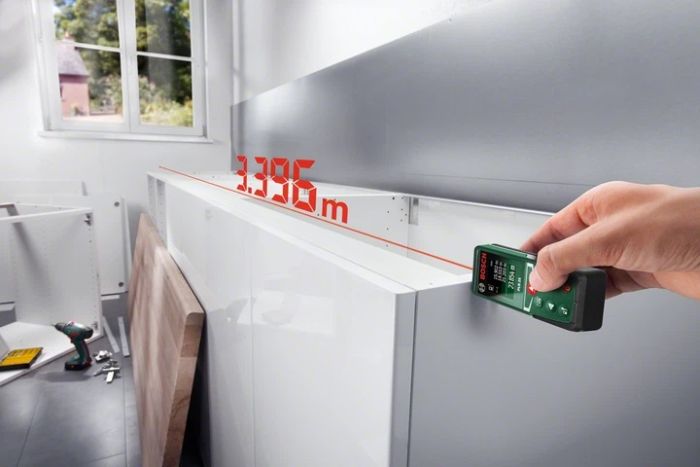 Далекомір лазерний Bosch PLR 25 005–2500м ±2мм 2AАAх1.5В 0.090кг