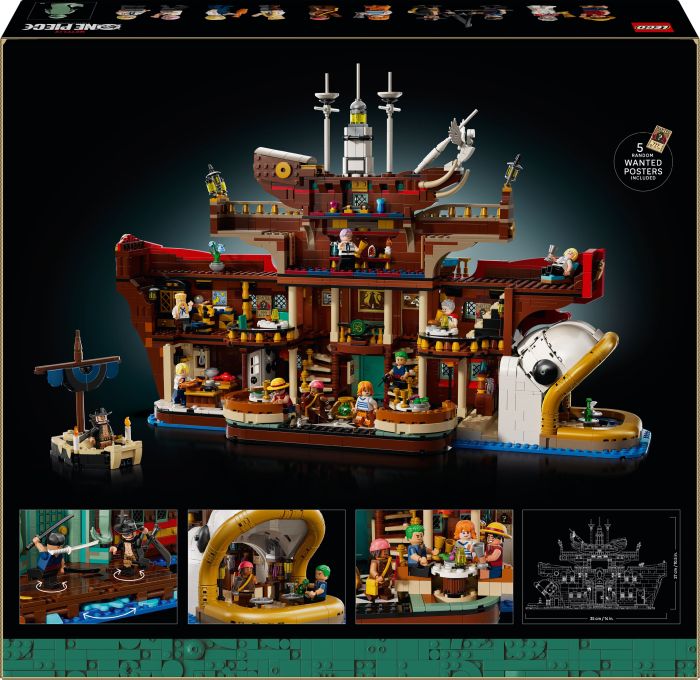Конструктор LEGO ONE PIECE Плавающий ресторан «Барати»