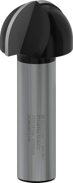 Фреза галтельна Bosch Professional Std S8 R12 D24 L15.9