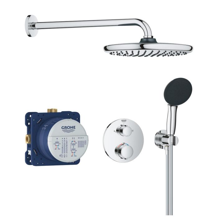 Душевая система Grohe QuickFix Precision скрытого монтажа с Vitalio Start 250, хром