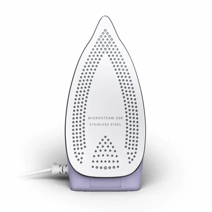 Праска Tefal дорожня First Class, 1000Вт, 65мл, паровий удар -45гр, нерж. сталь, біло-фіолетовий
