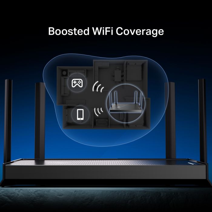 Маршрутизатор TP-LINK Archer BE230 BE3600, 3xGE LAN, 2.5xGE LAN, 2.5xGE WAN, 1xUSB3.0 MESH