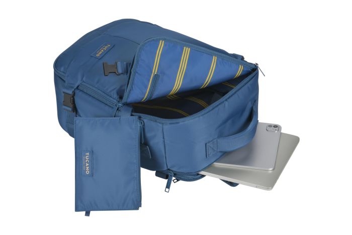 Рюкзак дорожній Tucano TUGO Premium CABIN 16", 23л, синій