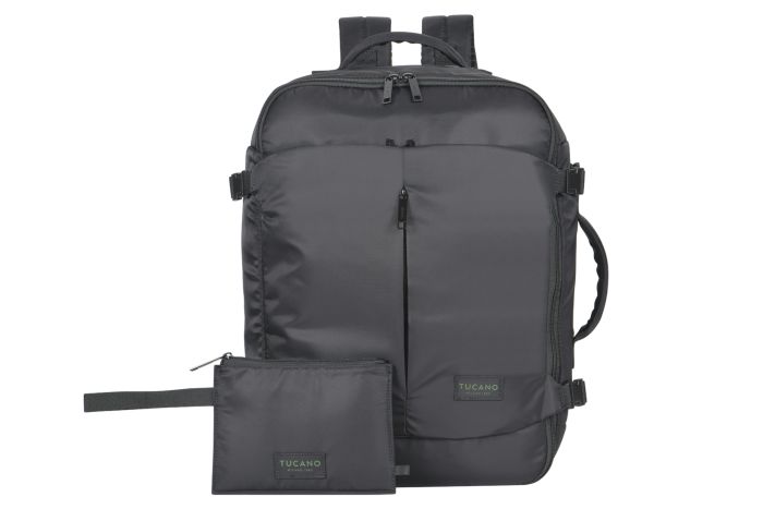 Рюкзак дорожный Tucano TUGO Premium ML 18", 28.5л, чёрный