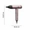 Фен Rowenta T-Shape Maestria Nano Foldable, 1700Вт, 3 режими, іоніз-я, хол. обдув, кейс, рожевий