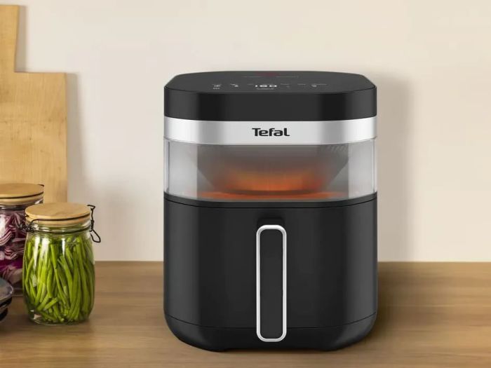 Мультипечь Tefal Easy Fry Infrared, 1850Вт, чаша-7л, сенсорное управл., 8 программ, пластик, черный
