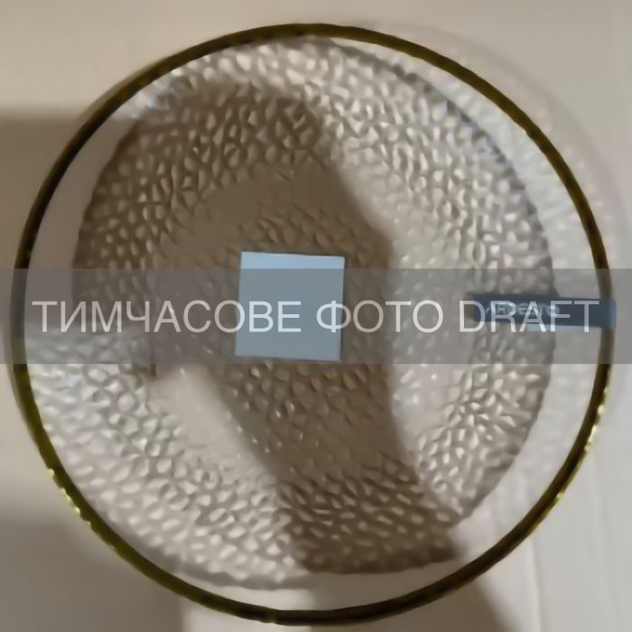Тарелка ARDESTO Dew 27см, стекло, прозрачный