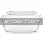 Форма для запікання з кришкою ARDESTO Black Mars 33x19x13см, боросилікатне скло, прямокутна, прозорий