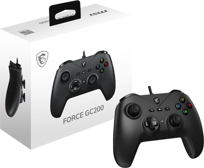 Геймпад MSI FORCE GC200, USB-A, чорний