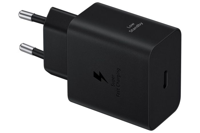 Зарядний пристрій мережевий Samsung 45Вт USB-С PD PPS, чорний