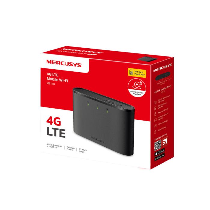 Мобильний Маршрутизатор MERCUSYS  N150, 4G/LTE, 2200мА*ч Mercusys MT110