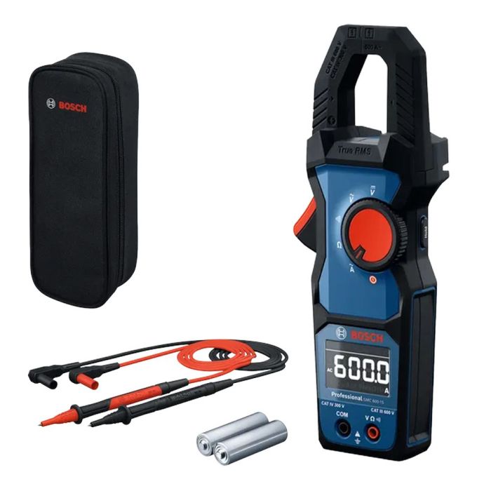 Клещи электроизмерительные Bosch Professional GMC 600-15 0-600В 2AAх1.5В