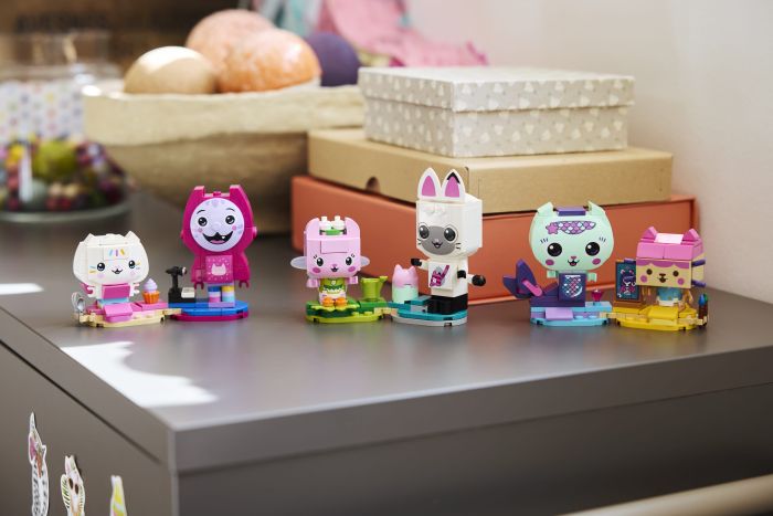 Конструктор LEGO Gabby's Dollhouse Друзья-коты Ґабби с кубиков