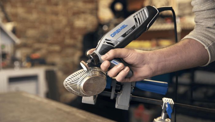 Шлифмашина шлифовально-гравировочная Dremel 4250 6-128, 128 насадок + 6 приставок