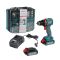 Шурупокрут-дриль ударний акумуляторний Konner&Sohnen KS ID20V-60 KIT 74 18В 1х2А·год 60Нм 0-450·0-1900об/хв LED-світло ЗП набір свердл і біт 74шт кейс 4.3кг
