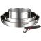 Набор посуды Tefal Ingenio Cook Eat, 4 предмета, нержавеющая сталь, бакелит, стальной