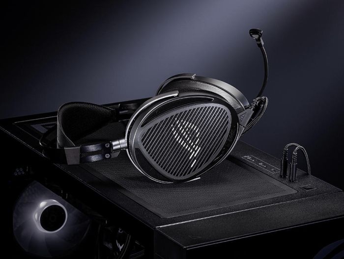 Гарнітура ASUS ROG Kithara, mini-jack/dual 3.5мм/4.4мм./6.3мм, 2м, чорний