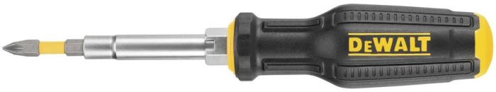 Отвертки DeWALT FULL FIT 6 Way, с битами 2 шт, рукоятка двухкомпонентная, 75мм шт, SL, PH