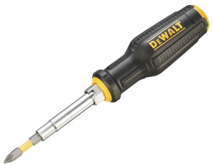 Отвертки DeWALT FULL FIT 6 Way, с битами 2 шт, рукоятка двухкомпонентная, 75мм шт, SL, PH