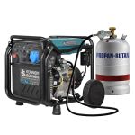 Генератор газобензиновий інверторний Konner&Sohnen KS 8100iEG 1/3, LPG 230/4000В, 8-8.5кВт, електростартер, 68кг