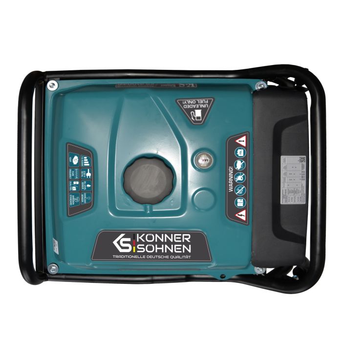 Генератор газобензиновий інверторний Konner&Sohnen KS 8100iEG 1/3, LPG 230/4000В, 8-8.5кВт, електростартер, 68кг