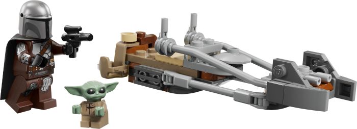 Конструктор LEGO Star Wars Швидкісний мотоцикл Мандалорця й Ґроґу