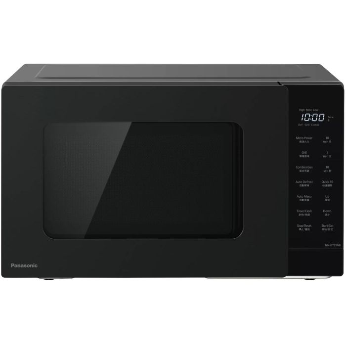 Микроволновая печь Panasonic, 24л, 900Вт, гриль, ЖК дисплей 4 дюйма, черный