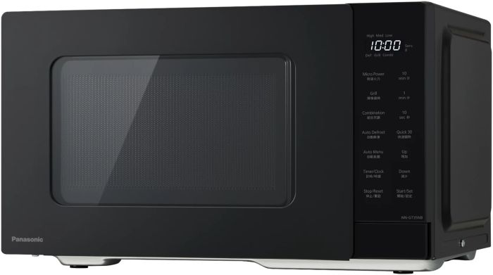 Микроволновая печь Panasonic, 24л, 900Вт, гриль, ЖК дисплей 4 дюйма, черный