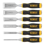 Стамеска DeWALT, 6-13-19-25-32-38мм, кейс набір 6шт