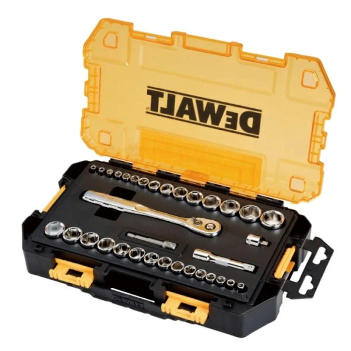 Набор головок DeWALT, 1/4", 3/8" кейс, 34шт