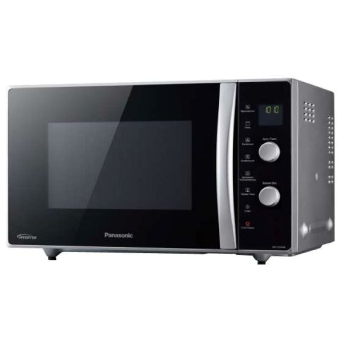 Мікрохвильова піч Panasonic, 27л, електр. керув., 1000Вт, гриль 1300Вт, конвекція, дисплей, чорний