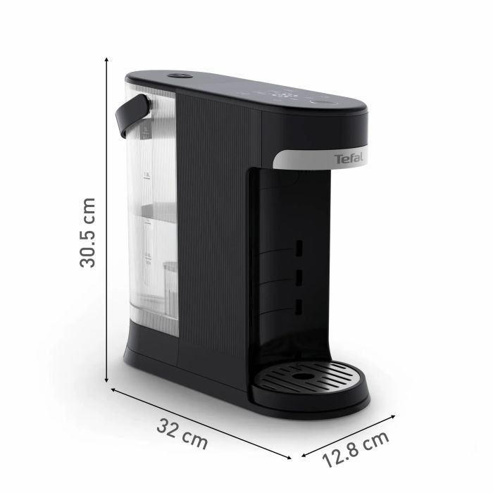 Електрочайник-диспенсер Tefal Instant Hot Water 2л, 5 темп.реж, мгновенный нагрев, сенc. управл, черний