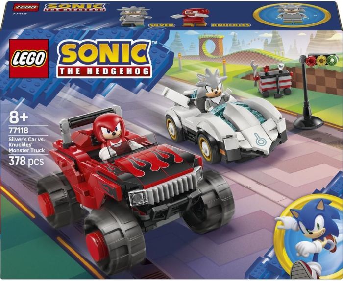 Конструктор LEGO Sonic Автомобиль Сильвера vs. монстр грузовика Наклза