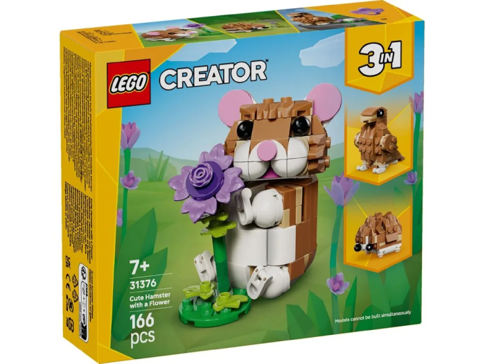 Конструктор LEGO Creator Чарівний хом'як з квіткою